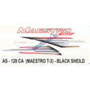 Graphics Sticker Set for Hero Maestro Edge | Type 3 | Black Vehicle