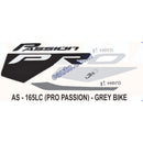 Graphics Sticker Set for Hero Passion Pro i3S | Grey Vehicle