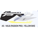 Graphics Sticker Set for Hero Passion Pro i3S | Yellow Vehicle