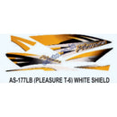 Graphics Sticker Set for Hero Pleasure | Type 6 | White Shield Sticker
