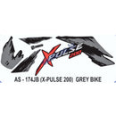 Graphics Sticker Set for Hero XPulse 200 | Grey Vehicle