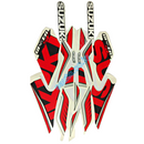 Graphics Sticker Set For Suzuki Gixxer Sf Black Bike | Type 2 Vinyl Decal