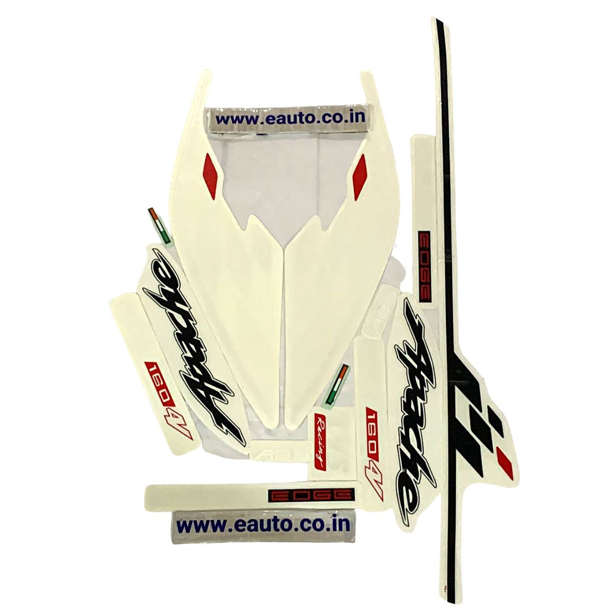 Graphics Sticker Set for TVS Apache RTR 160 4V | 2021 Model | Black Bi
