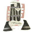 Graphics Sticker Set For Tvs Apache Rtr 160 | Racing 2019 Model Black & Blue Vinyl Decal