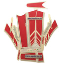 Graphics Sticker Set For Tvs Apache Rtr 160 | Racing 2019 Model Silver & Red Vinyl Decal