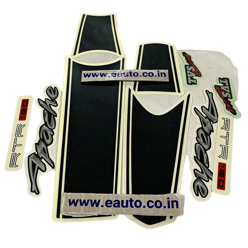 Apache Rtr Sticker Without Sticker Graphics Sticker Set for TVS Apache RTR 160 | Red Bike | Vinyl Decal S