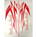Graphics Sticker Set For Tvs Apache Rtr 200 4V | Black & Red Vinyl Decal