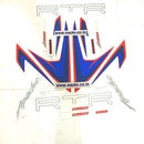 Graphics Sticker Set For Tvs Apache Rtr 200 4V | Blue Bike Red Vinyl Decal