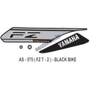 Graphics Sticker Set for Yamaha FZ | Type 2 | Black Vehicle
