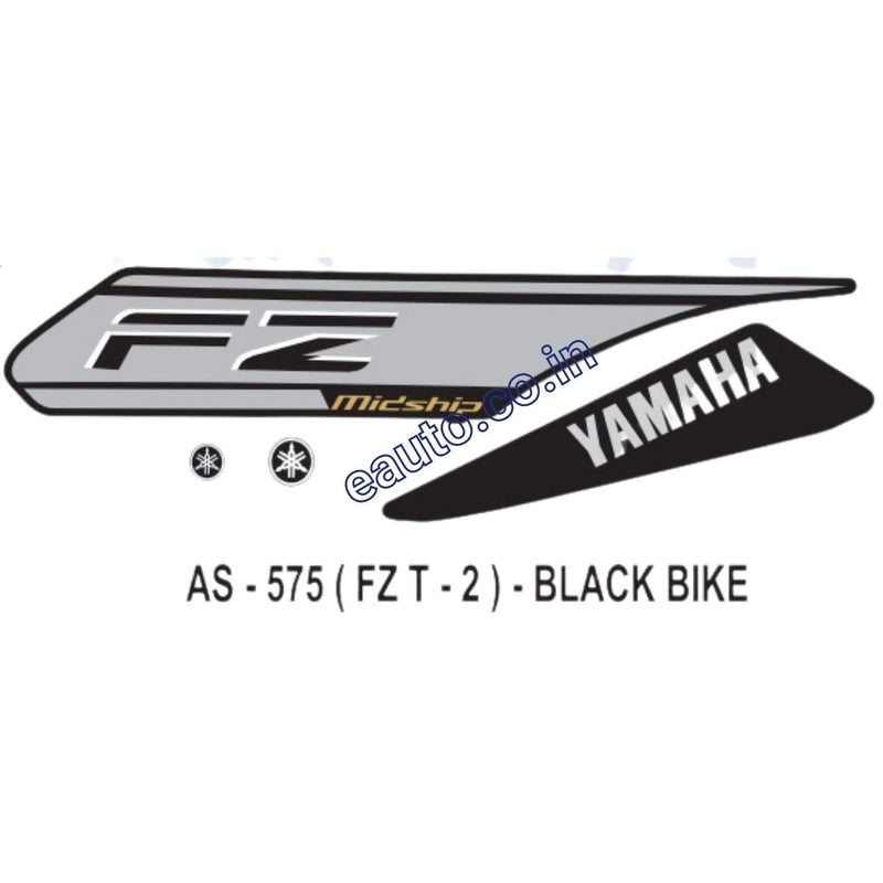 Graphics Sticker Set for Yamaha FZ | Type 2 | Black Vehicle