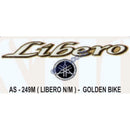 Graphics Sticker Set for Yamaha Libero | New Model | Golden Vehicle