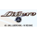 Graphics Sticker Set for Yamaha Libero | New Model | Wine Red Vehicle