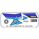 Graphics Sticker Set for Yamaha MT 15 | Blue Vehicle