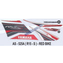 Graphics Sticker Set for Yamaha R15 S | Red Vehicle