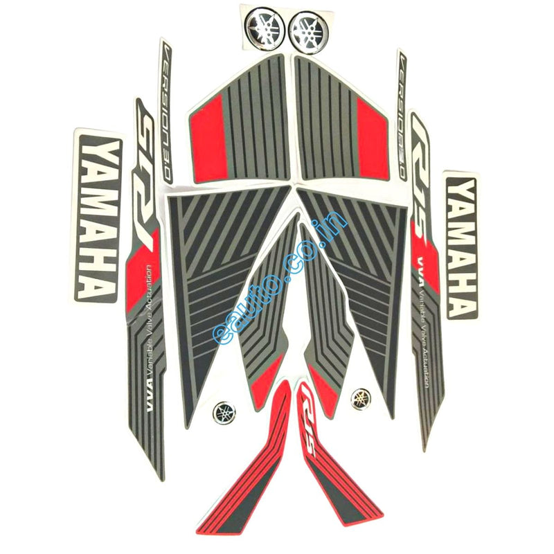 Graphics Sticker Set for Yamaha R15 V3 Black RED Sticker Vinyl D