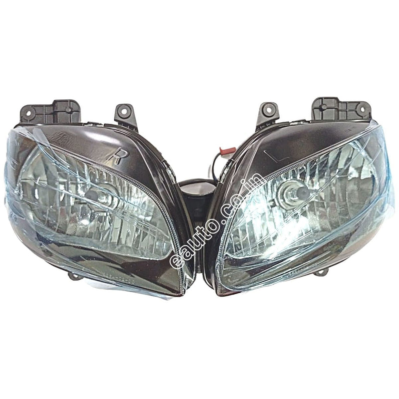 Lumax Head Light Assembly For Yamaha Fazer V1 | With Bulb Set
