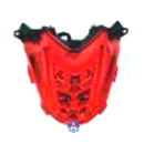 Lumax Tail Light Assembly For Hero Glamour Fi Set