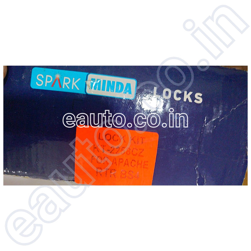 Minda Lock Set For Tvs Apache Rtr 160 | 180 All Bs4 Models Ignition