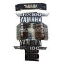 Monogram Set For Yamaha Rx 100 | 3D Decal Graphics