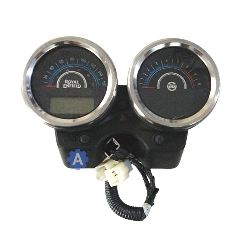 Mukut Speedometer Assembly For Royal Enfield Thunderbird 350 | Chrome