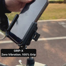 BikeXNeo Grip-X Alpha Mobile Holder or Mount | Lifestyle video Fits Motorcycle, Bicycle, Scooter | With Shock Absorption Technology