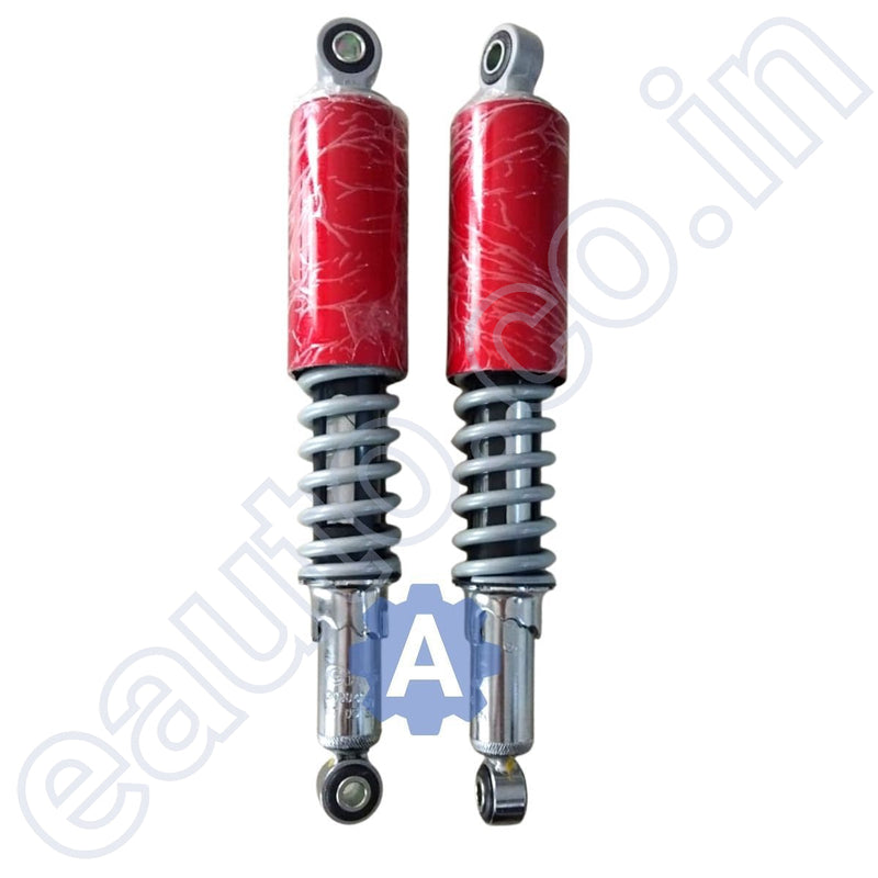 Rear Shock Absorber For Hero Splendor | Pro Plus Super Cd Dawn Deluxe Hf Set Of 2 Red