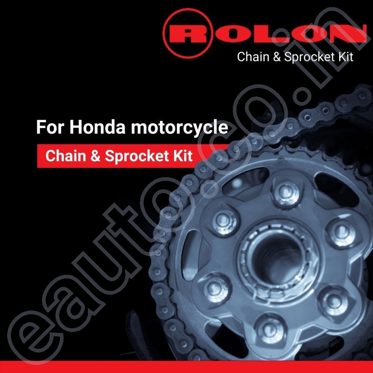Hero Honda Honda Shine Chain Set ROLON Chain Sprocket Kit For