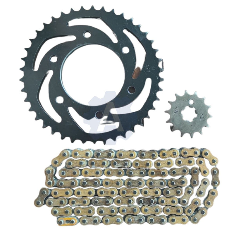 Rolon Chain Sprocket Kit For Yamaha R15 V1 | Yzf (6Hole|42T-14T-120L)