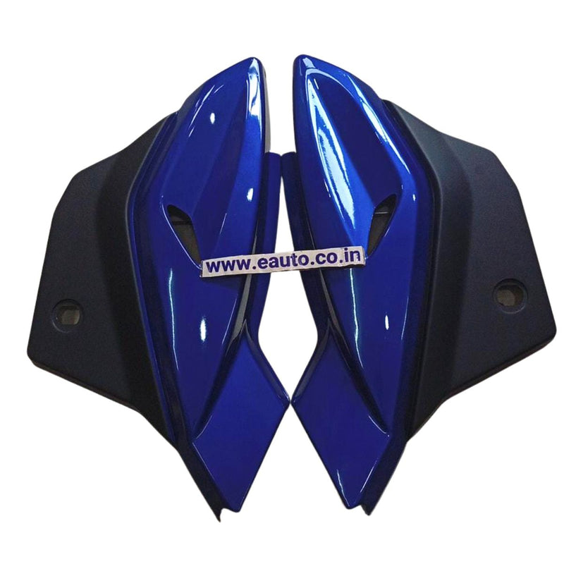 Side Panel For Bajaj Pulsar 150 | Digital Model With Jaali Blue