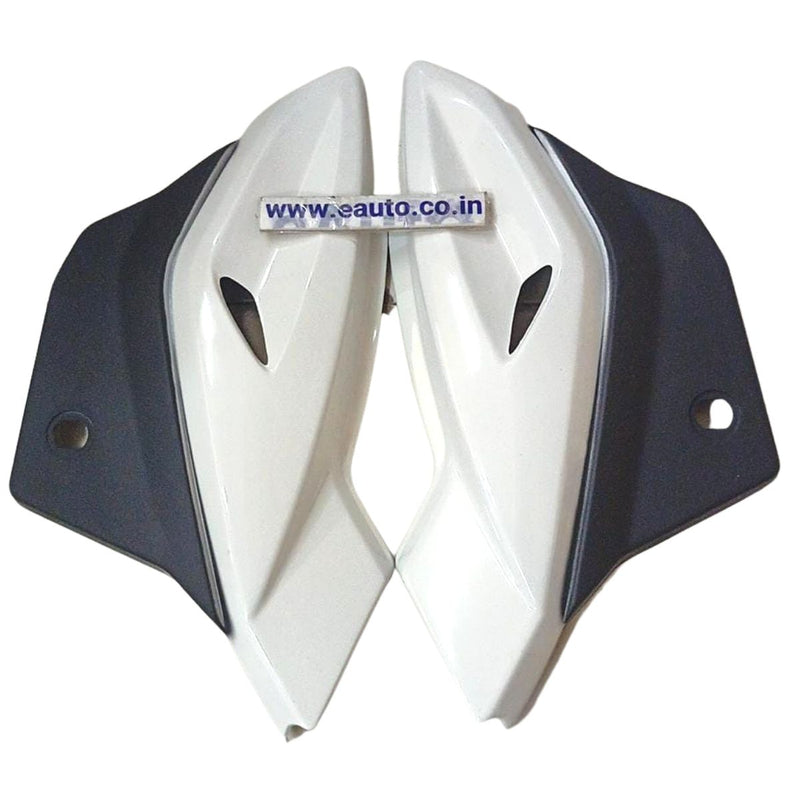 Side Panel For Bajaj Pulsar 150 | Digital Model With Jaali White