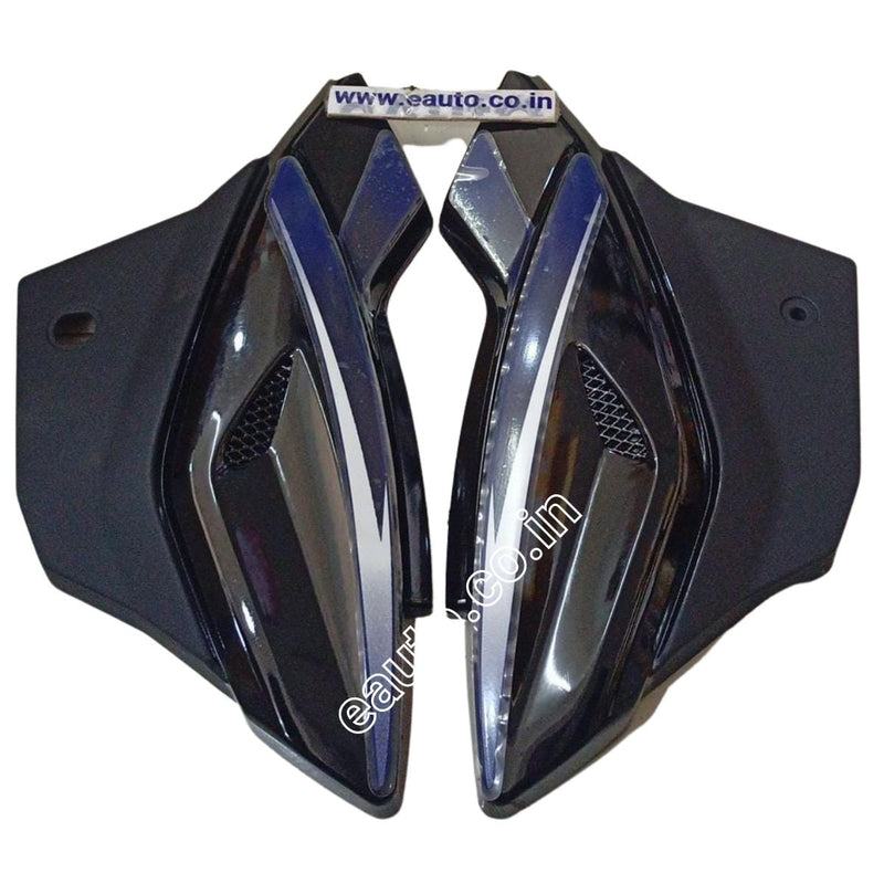 Side Panel For Bajaj Pulsar 150 Ug8 | One Nut Bolt Black & Blue