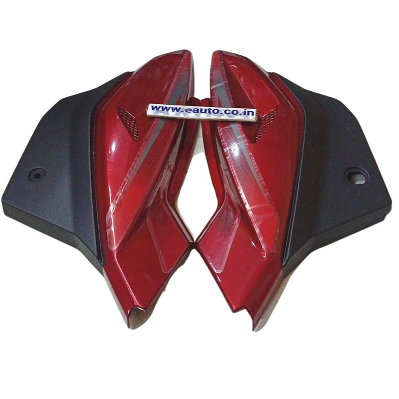 Side Panel For Bajaj Pulsar 150 Ug8 | One Nut Bolt Red & Copper
