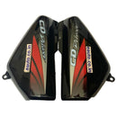 Side Panel for Hero CD 100 Deluxe | 2008 Model | Type2 Sticker | Black & Red Colour Side Panel