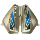 Side Panel for Hero CD 100 Deluxe | 2008 Model | Type2 Sticker | Silver & Blue Colour Side Panel
