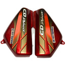 Side Panel for Hero CD 100 Deluxe | 2010 Model | Type3 Sticker | Red Colour Side Panel