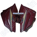 Side Panel For Hero Glamour I3S | Type 3 Black & Red
