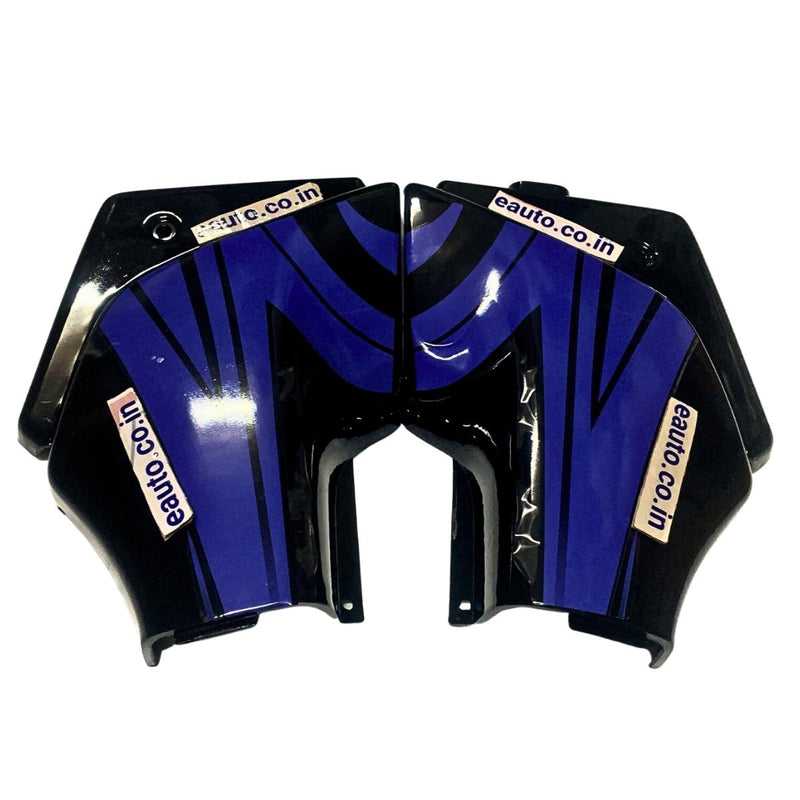 Side Panel for Hero Passion | Alloy Wheel | Black & Blue Colour Side Panel