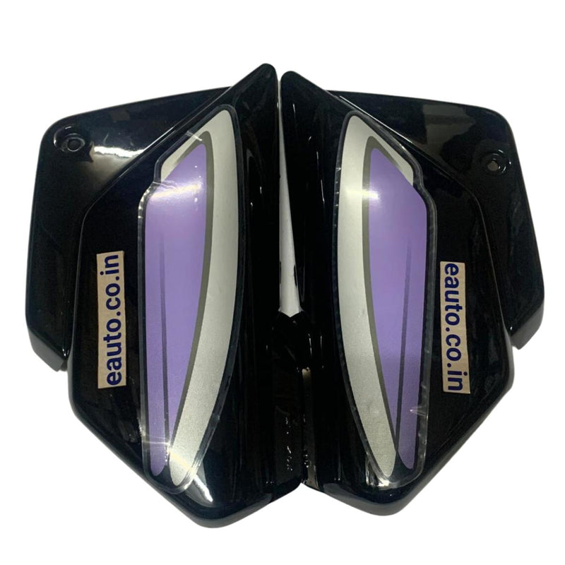 Splendor Side Panel Lock Side Panel for Hero Splendor BS6 | 2021 Model | Black & Purple Colour