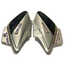 Side Panel for Hero Splendor iSmart | Type1 | Silver & Black Colour Side Panel