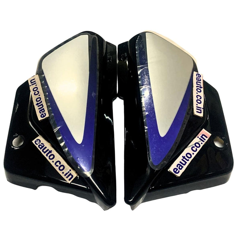 Side Panel for Hero Splendor Plus | Black & Blue Colour Side Panel