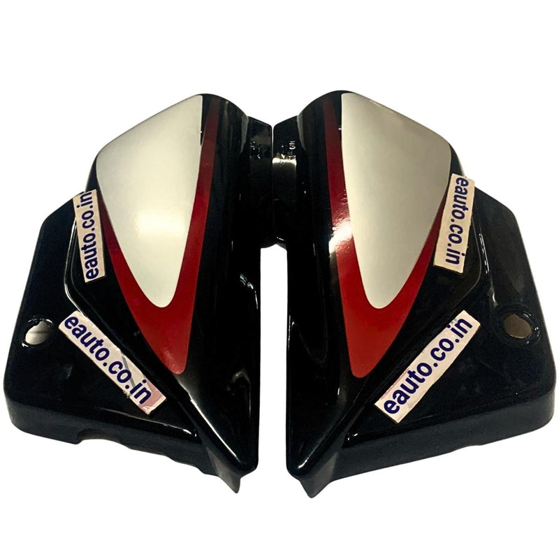 Side Panel for Hero Splendor Plus | Black & Red Colour Side Panel