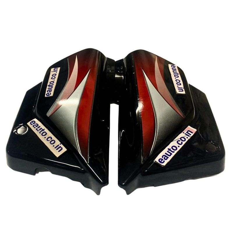 Side Panel for Hero Splendor Pro | Black & Red Colour Side Panel