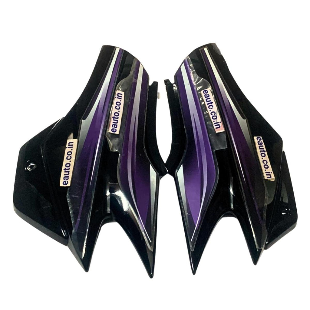 Side Panel for Hero Super Splendor | Type 2 | Type 4 Sticker | Black