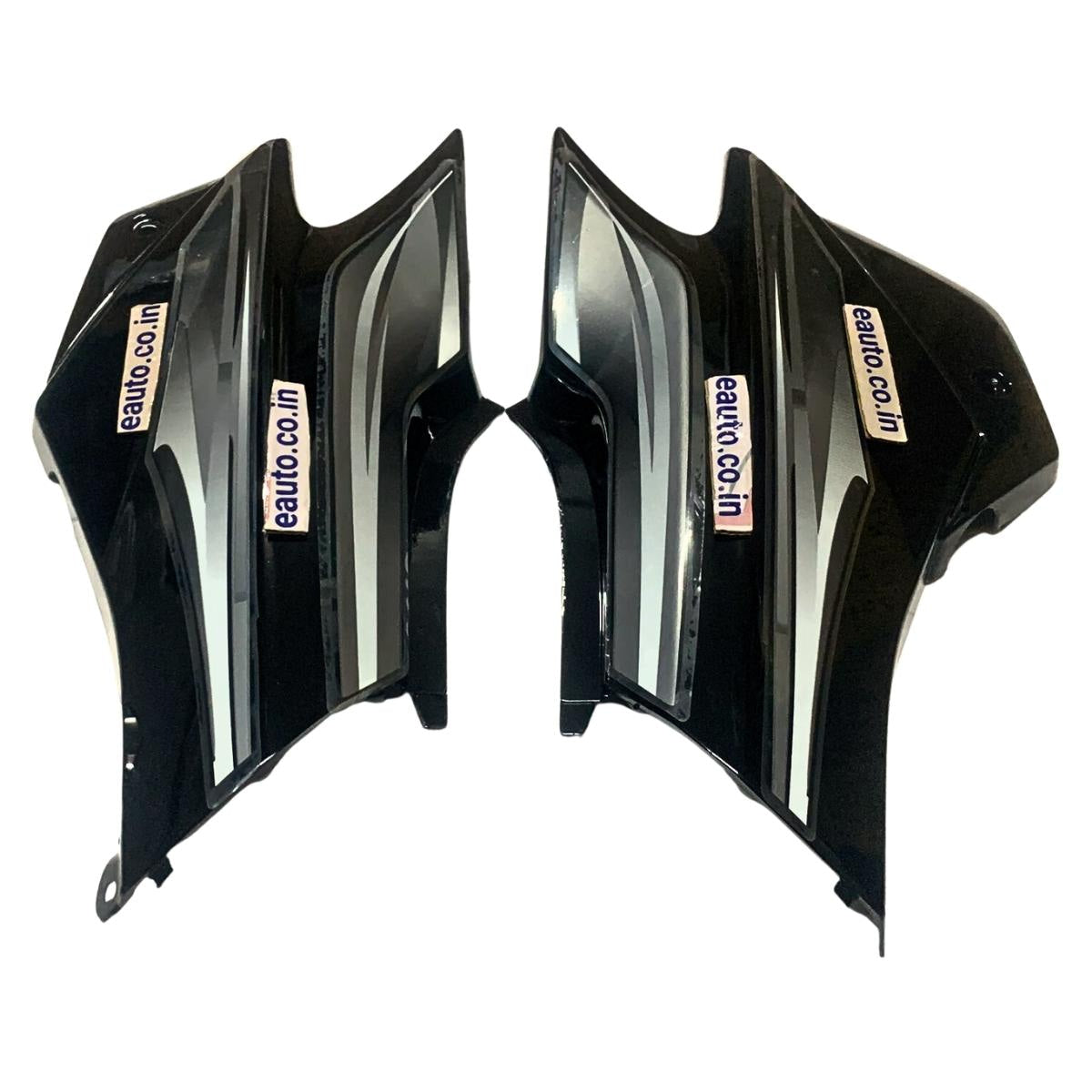 Splendor Tank Panel Sticker Side Panel for Hero Super Splendor | Type 2 | Type 4 Sticker | Black