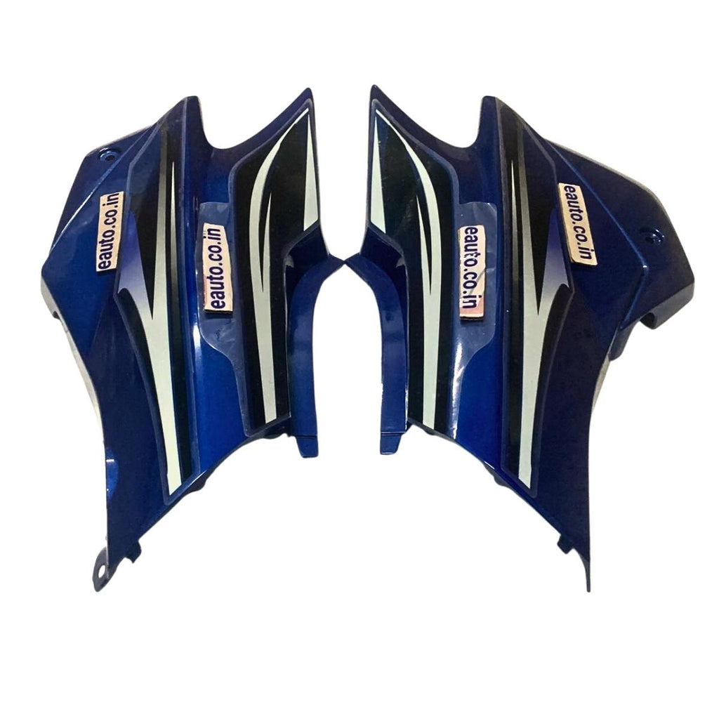 Splendor Tank Panel Sticker Side Panel for Hero Super Splendor | Type 2 | Type 4 Sticker | Blue Co