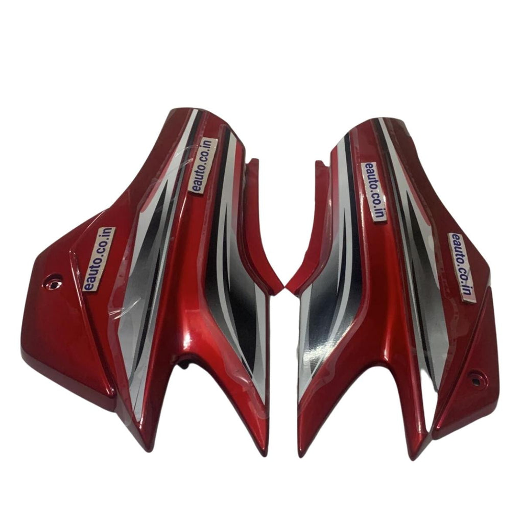 Splendor Tank Panel Sticker Side Panel for Hero Super Splendor | Type 2 | Type 4 Sticker | Red Col