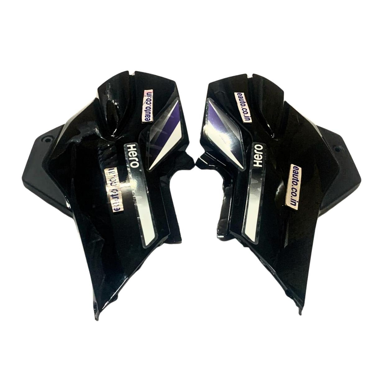 Side Panel for Hero Super Splendor | Type 2 | Type 7 Sticker | Black