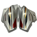 Side Panel for Hero Super Splendor | Type1 Z Sticker | Silver & Red Colour Side Panel