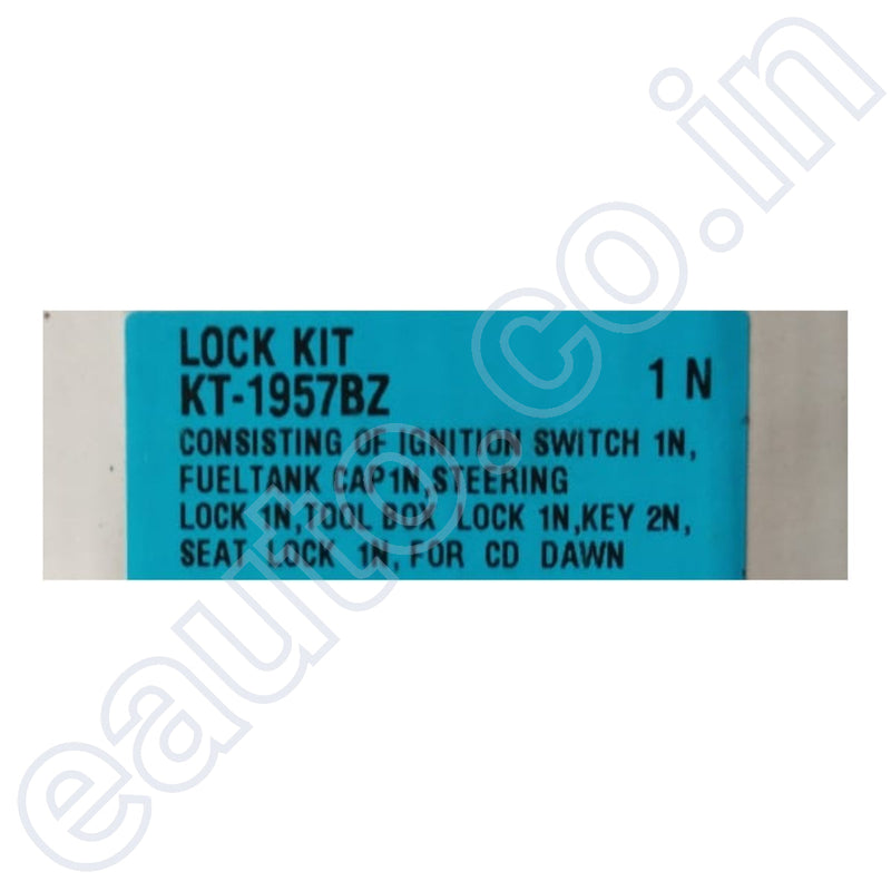 Spark Minda Ignition Lock Set For Hero Cd Dawn | Of 5