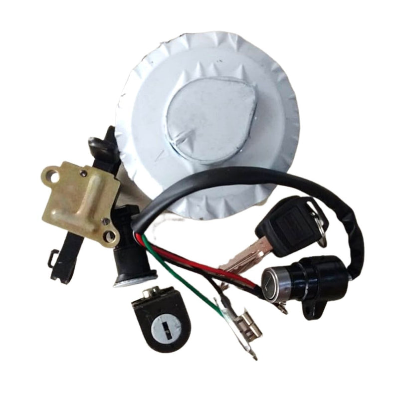 Spark Minda Ignition Lock Set For Hero Cd Dawn | Of 5